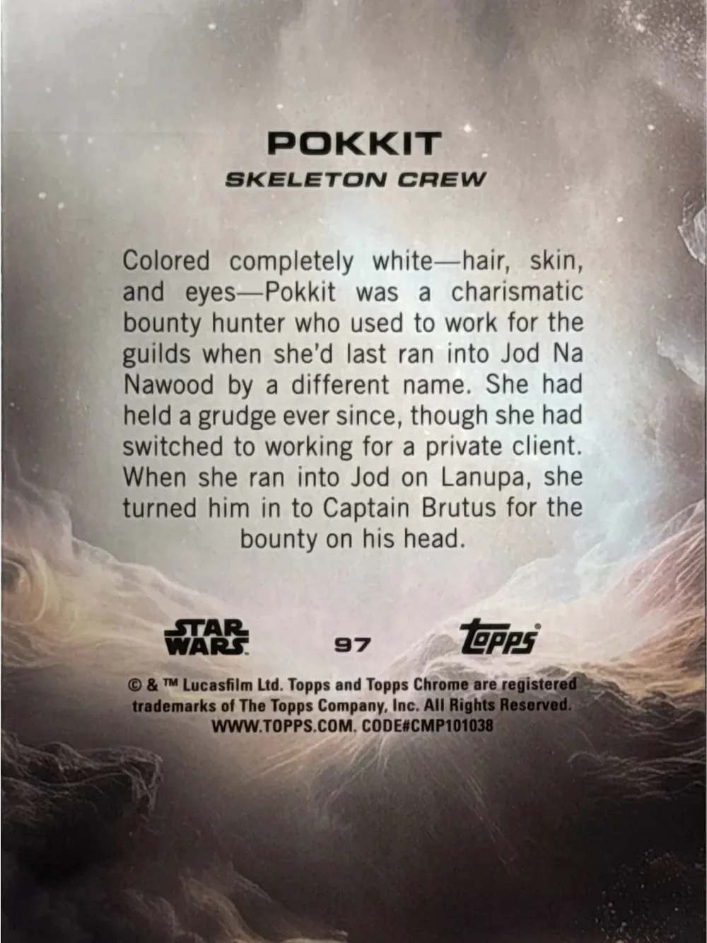 Topps POKKIT Chrome Card – Refractor